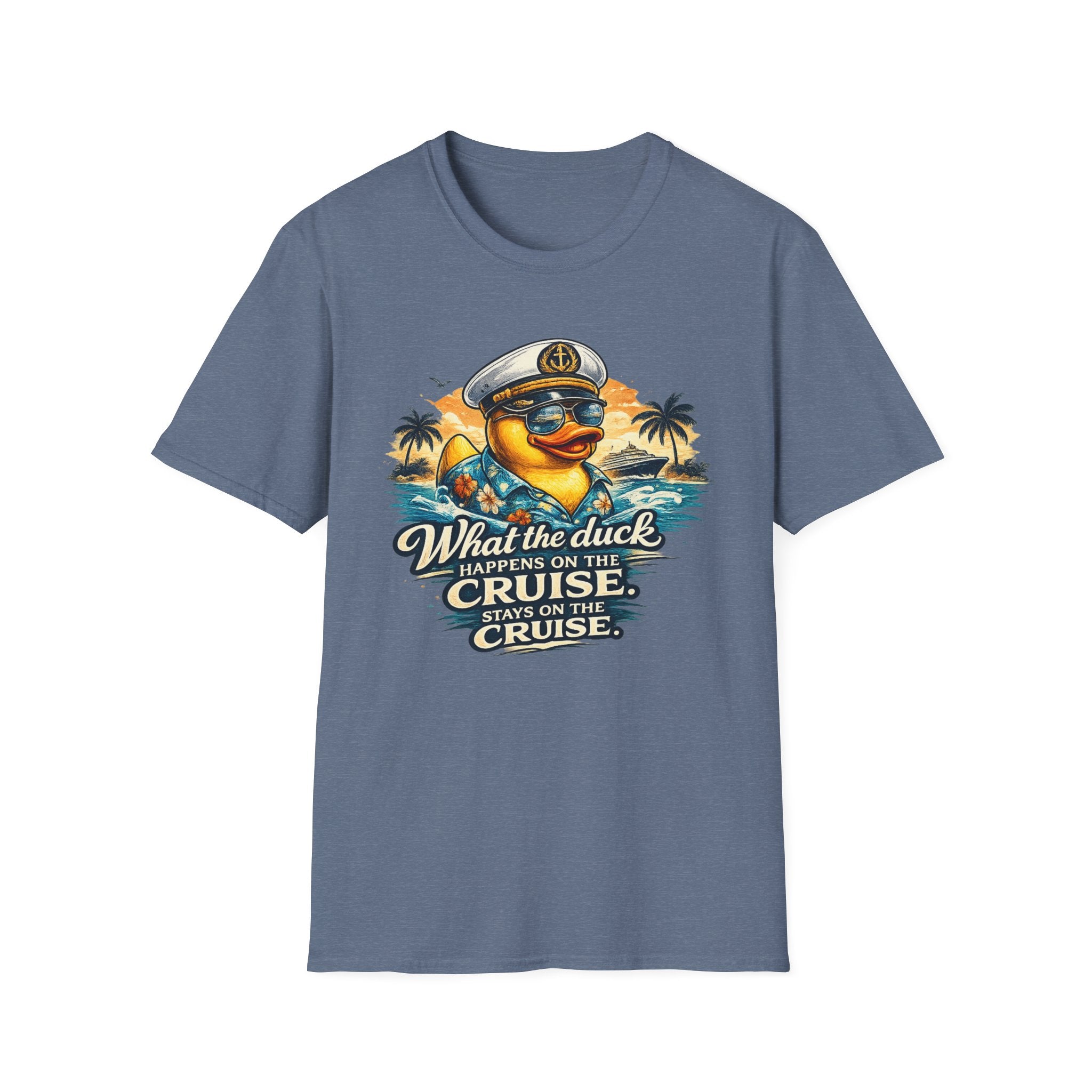 What the Duck Happens on a Cruise Stays on a Cruise T-Shirt