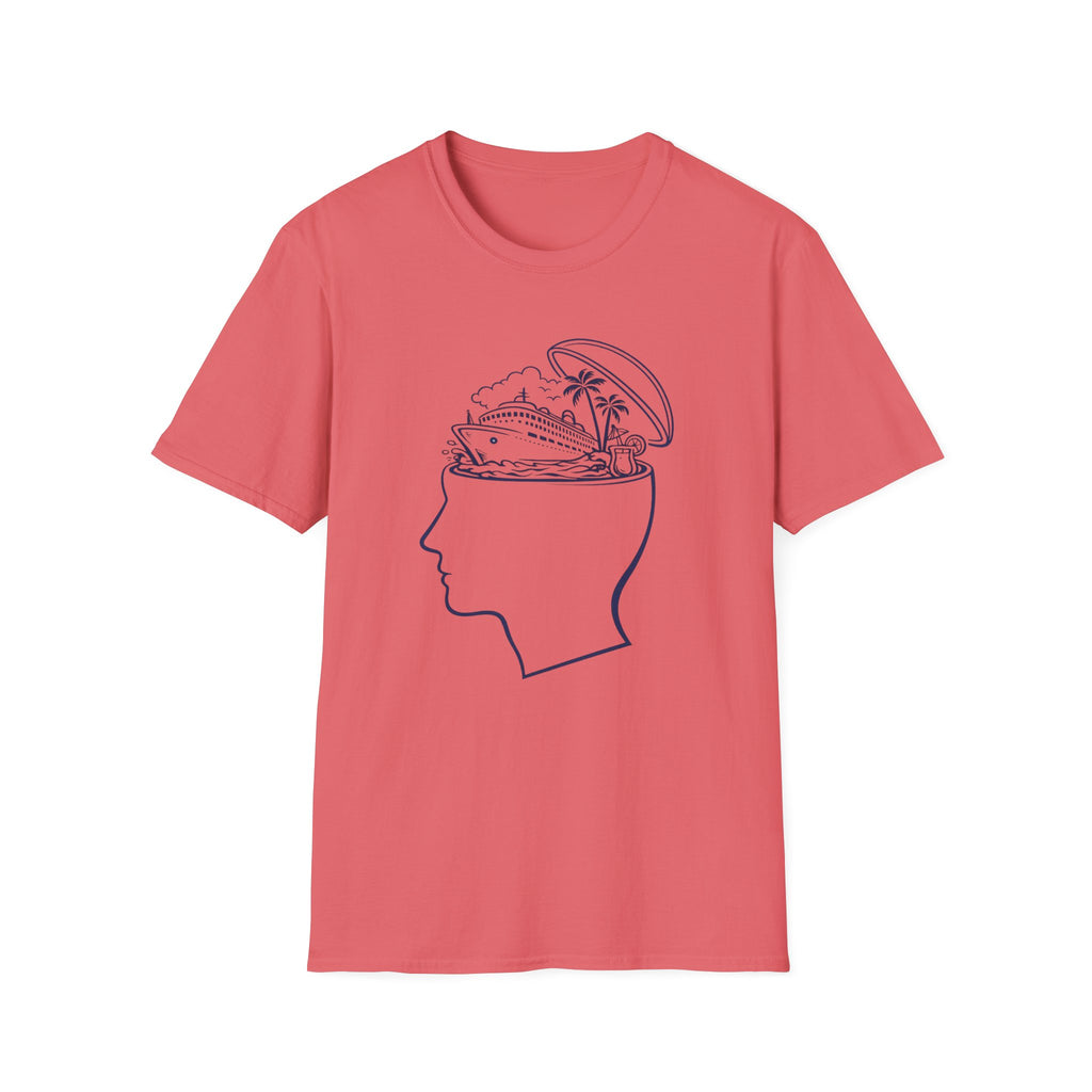 Cruise on the Mind (Navy Print) T-Shirt