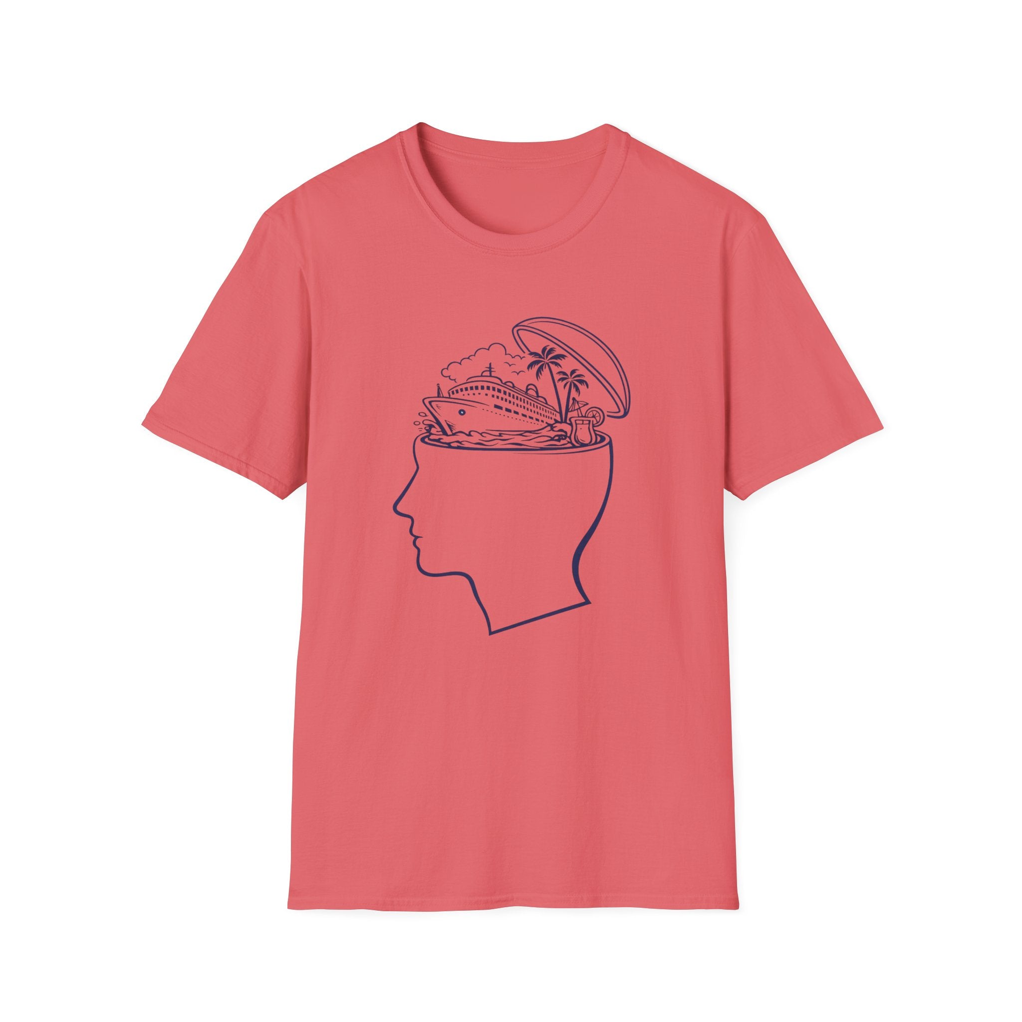 Cruise on the Mind (Navy Print) T-Shirt