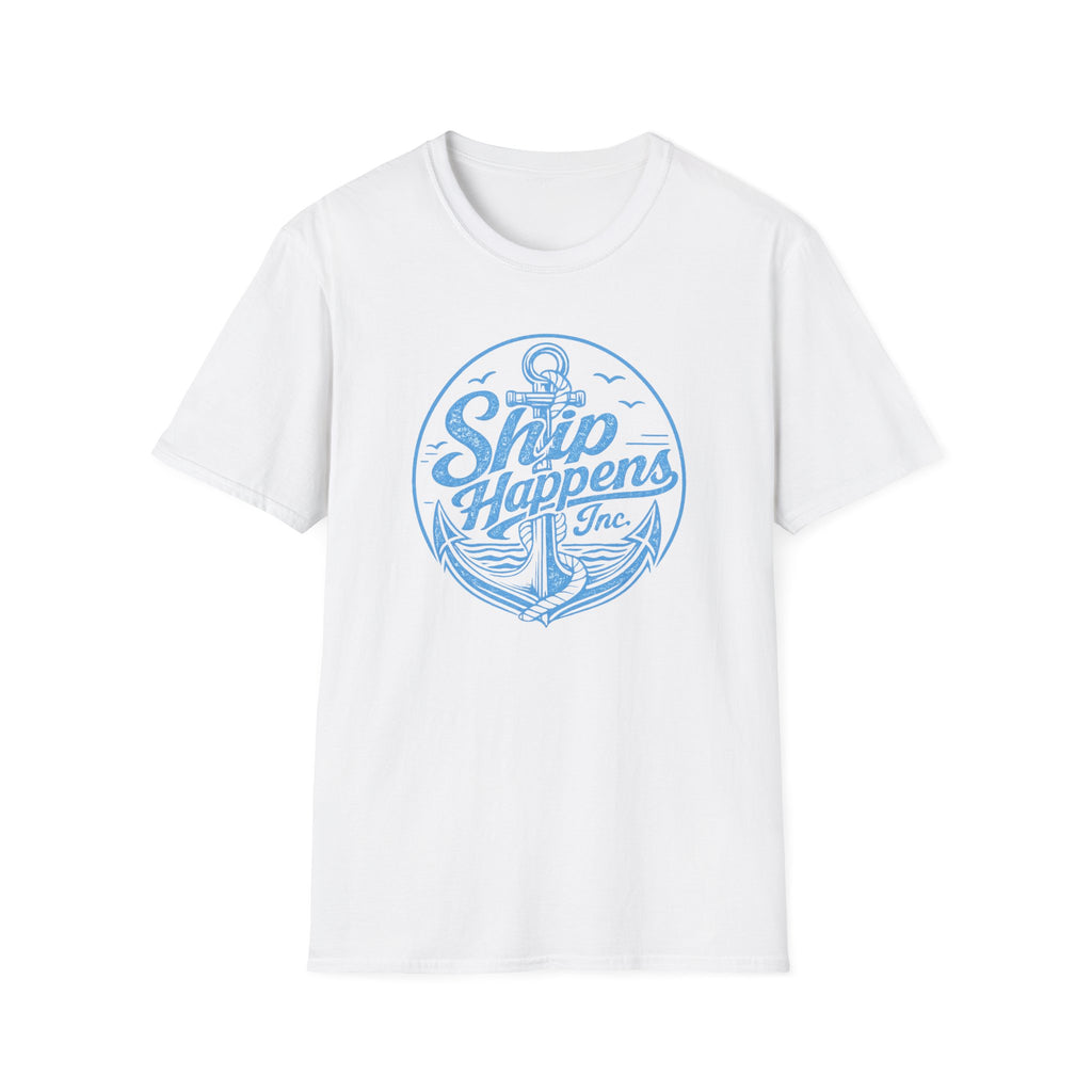 Ship Happens (Light Blue Print) T-Shirt