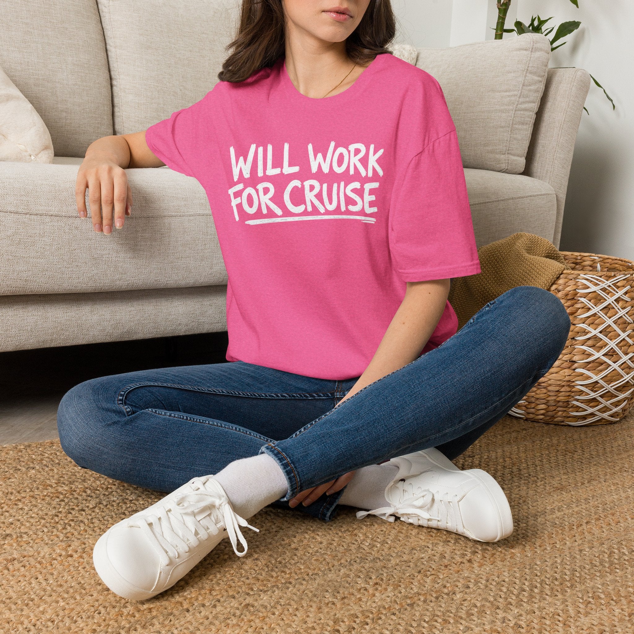 Will Work For Cruise T-Shirt