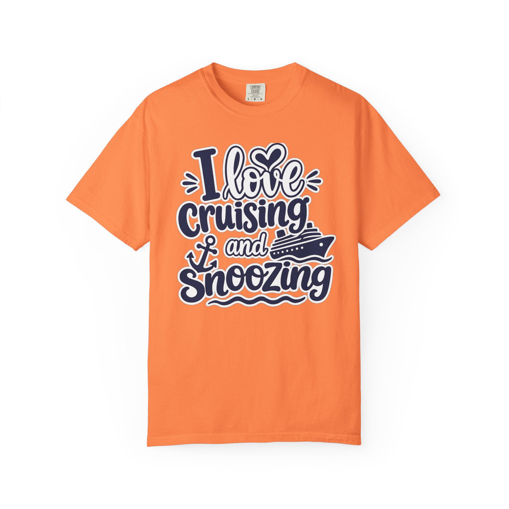 I Love Cruising And Snoozing T-shirt