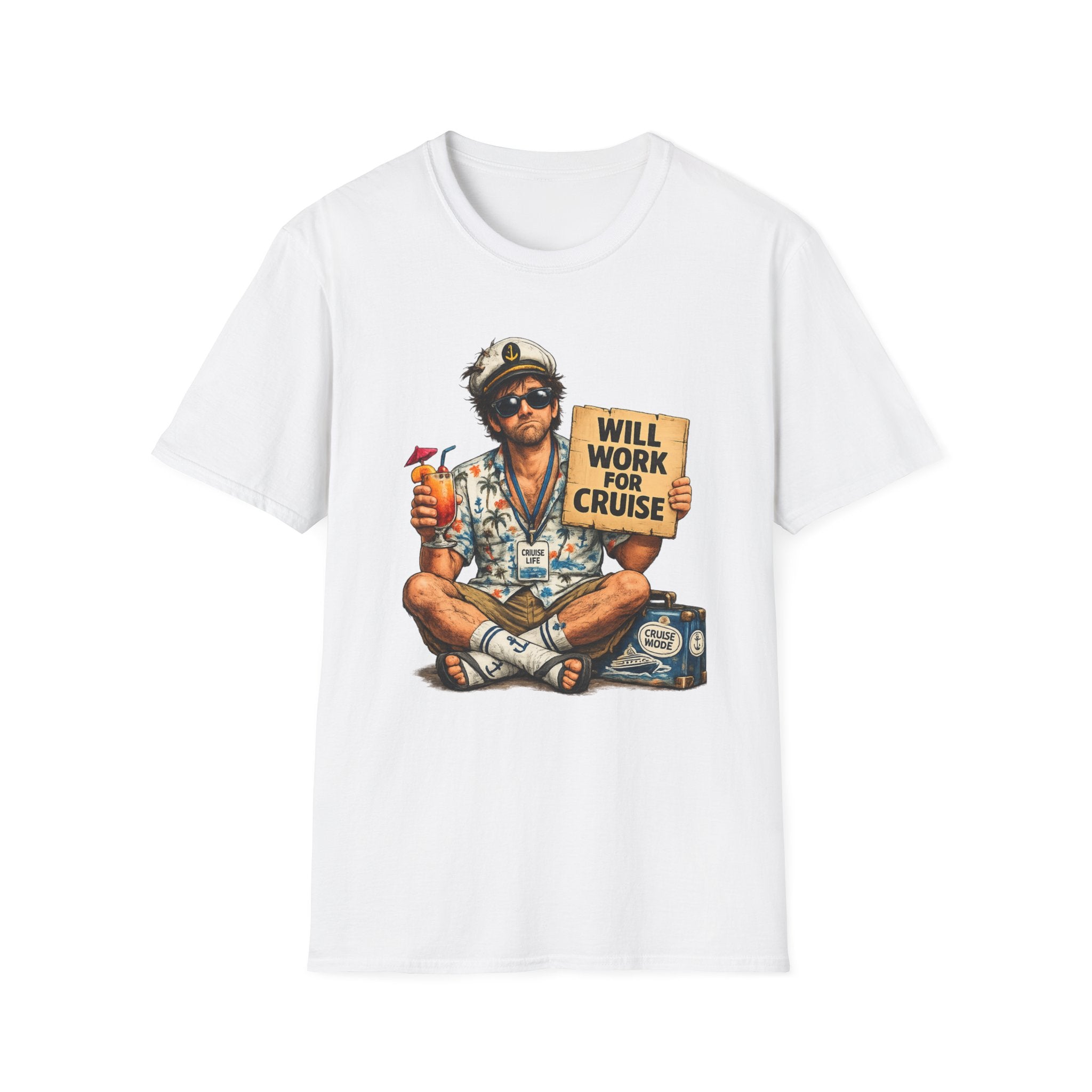 Will Work For Cruise T-Shirt