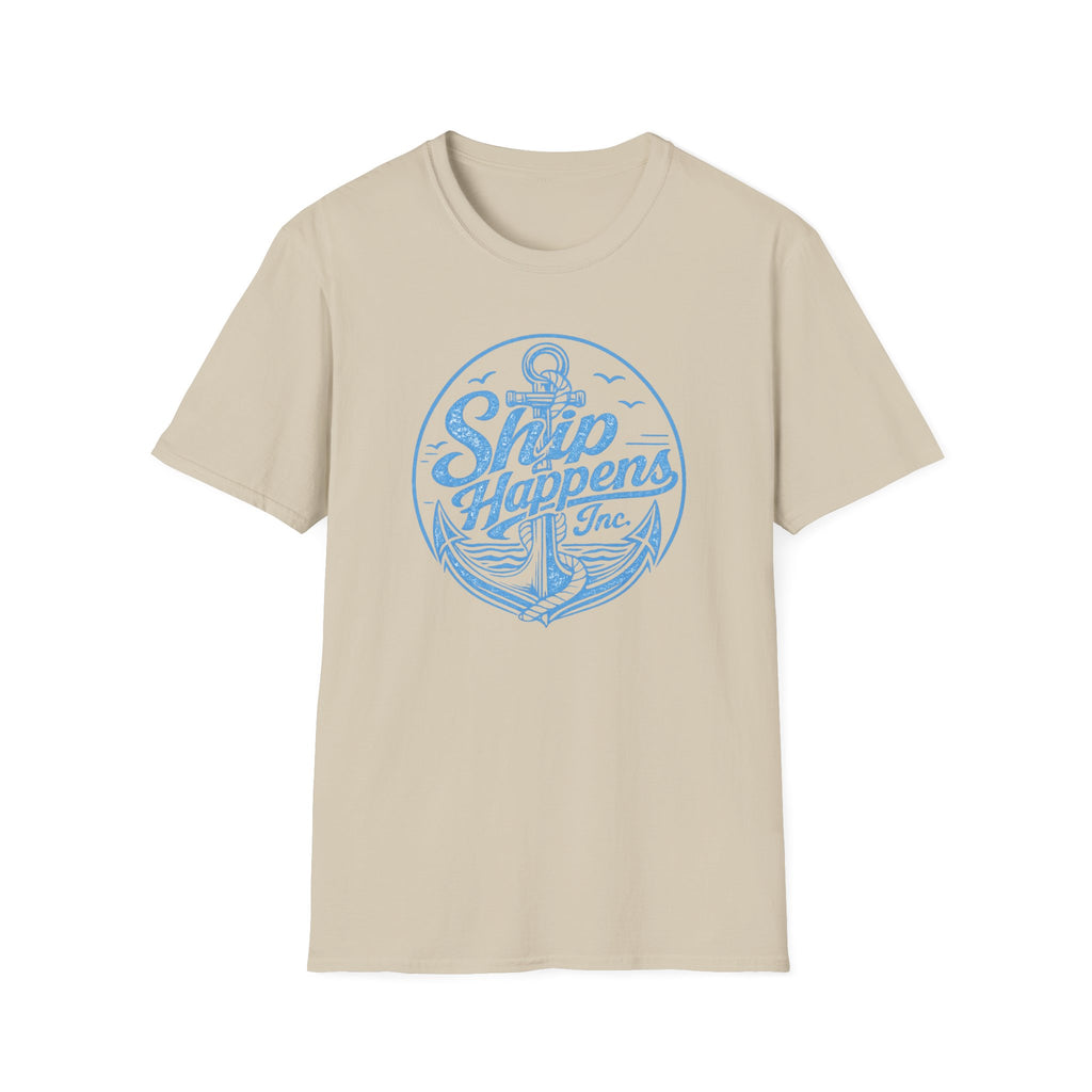 Ship Happens (Light Blue Print) T-Shirt