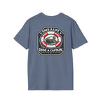 Save A Life Ride A Captain (Back Design) T-Shirt