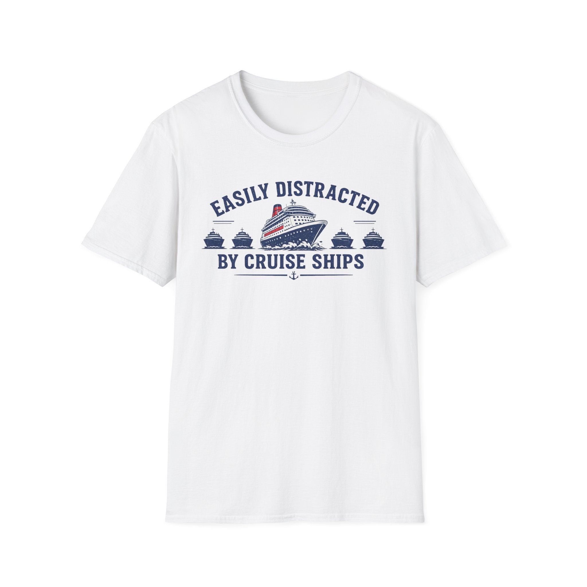 Easily Distracted by Cruise Ships T-Shirt