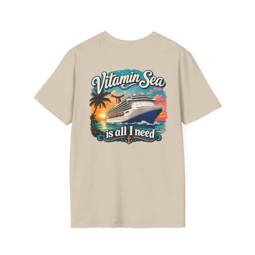 Vitamin Sea is All I Need (Back Design) T-Shirt