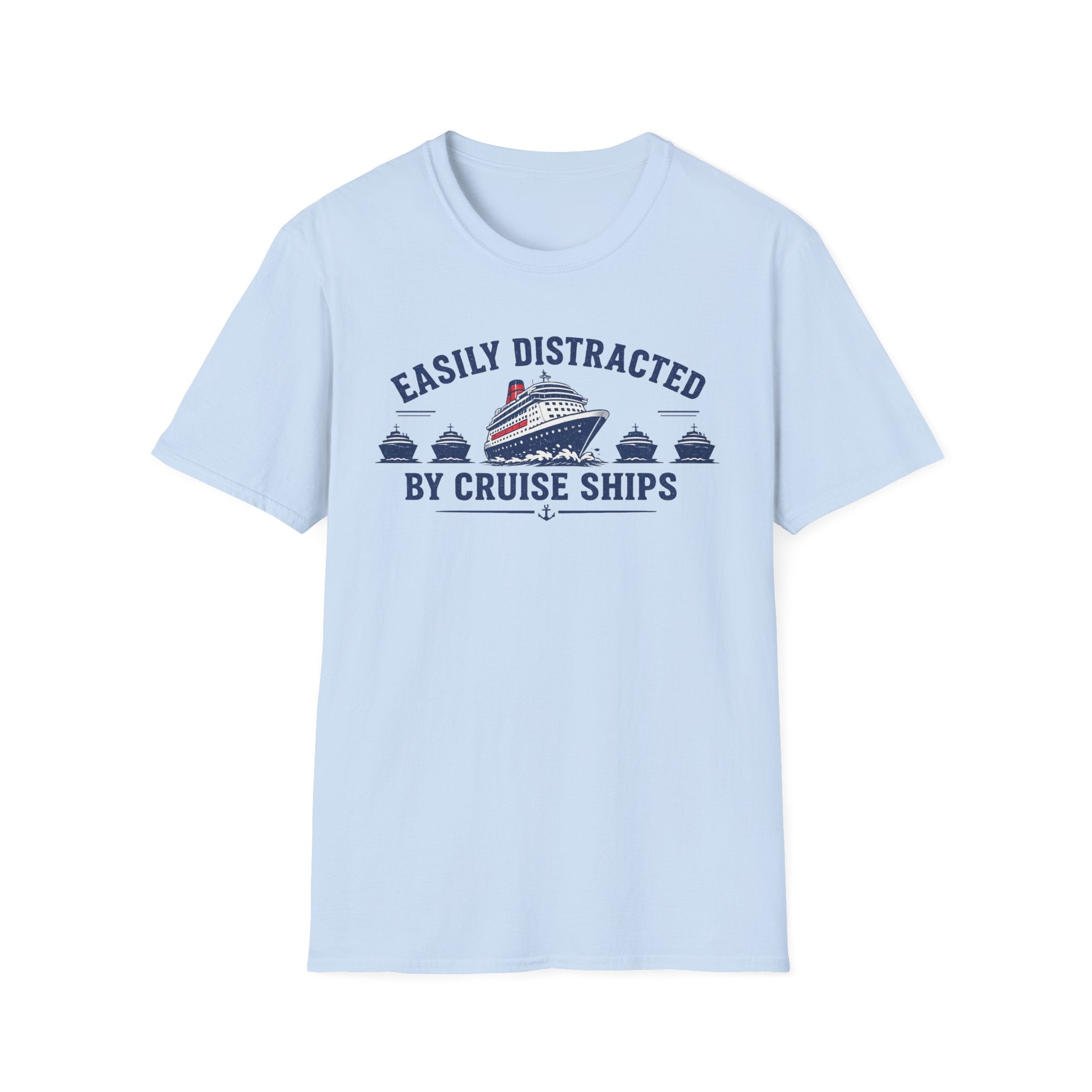 Easily Distracted by Cruise Ships T-Shirt