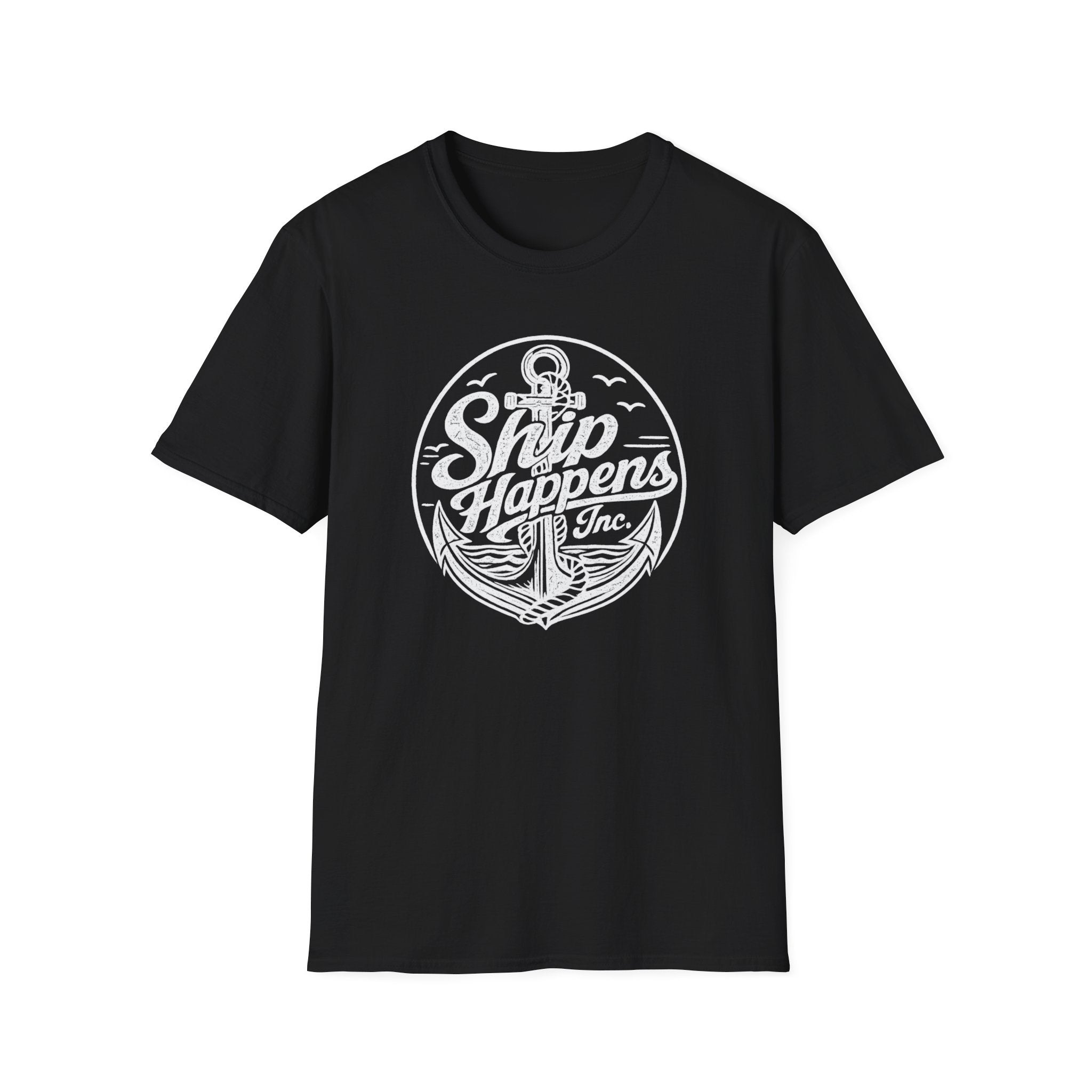Ship Happens (White Print) T-Shirt