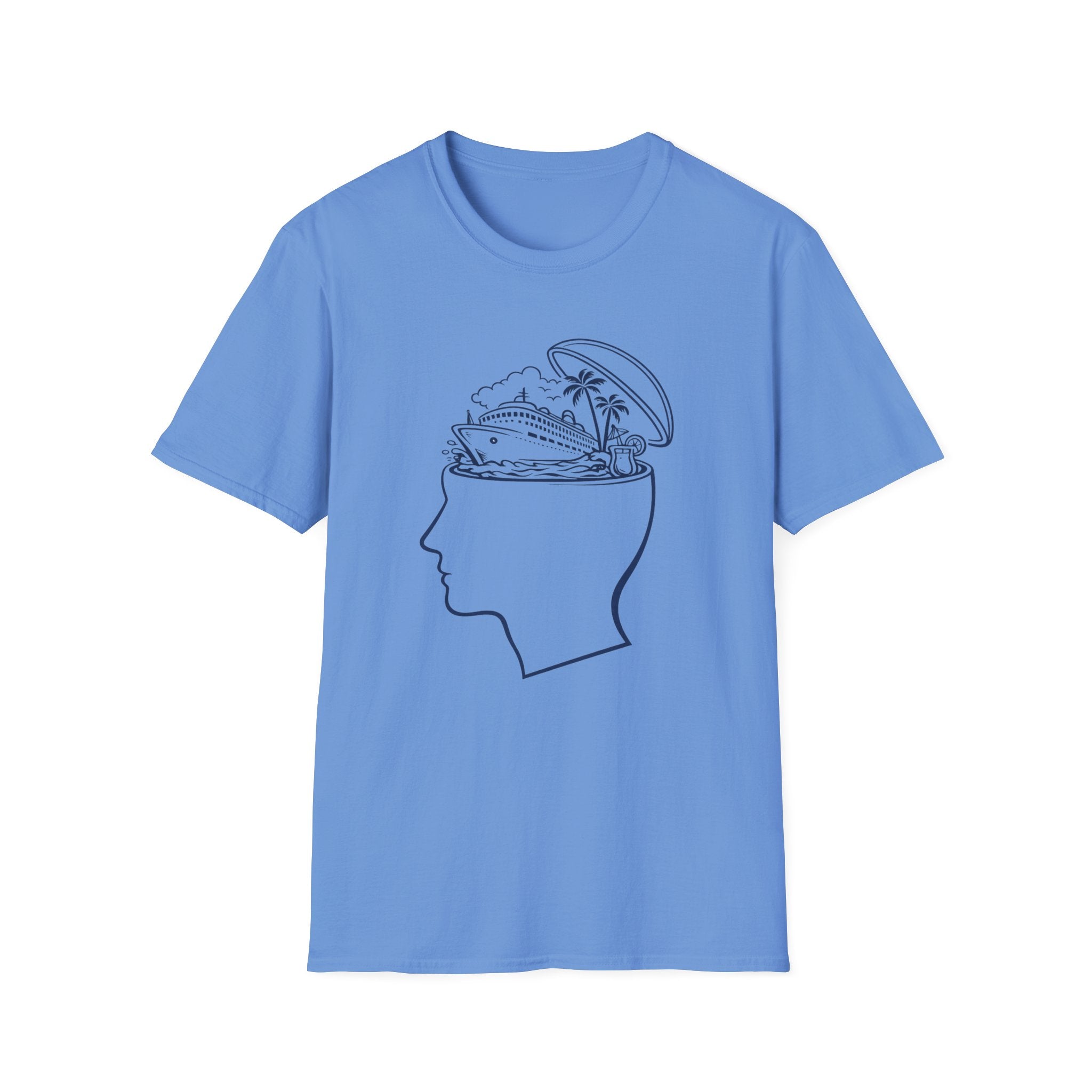 Cruise on the Mind (Navy Print) T-Shirt