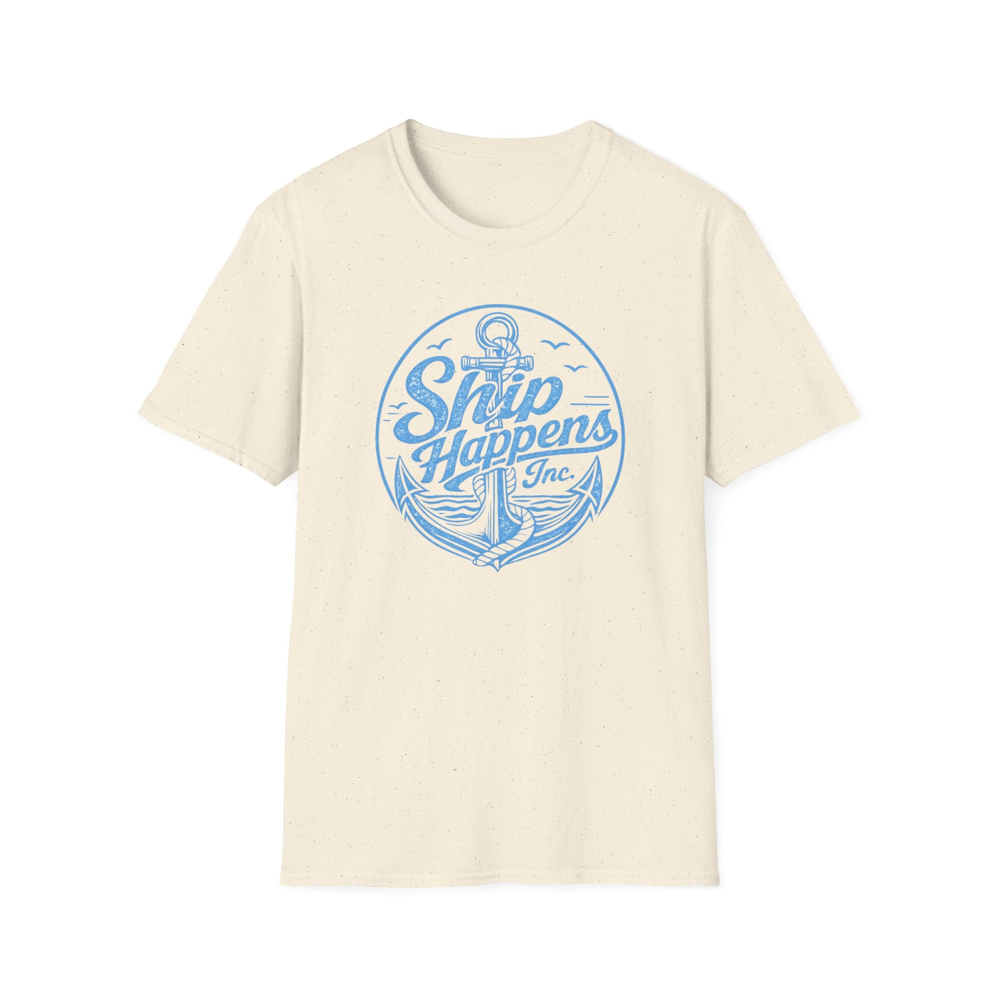 Ship Happens (Light Blue Print) T-Shirt
