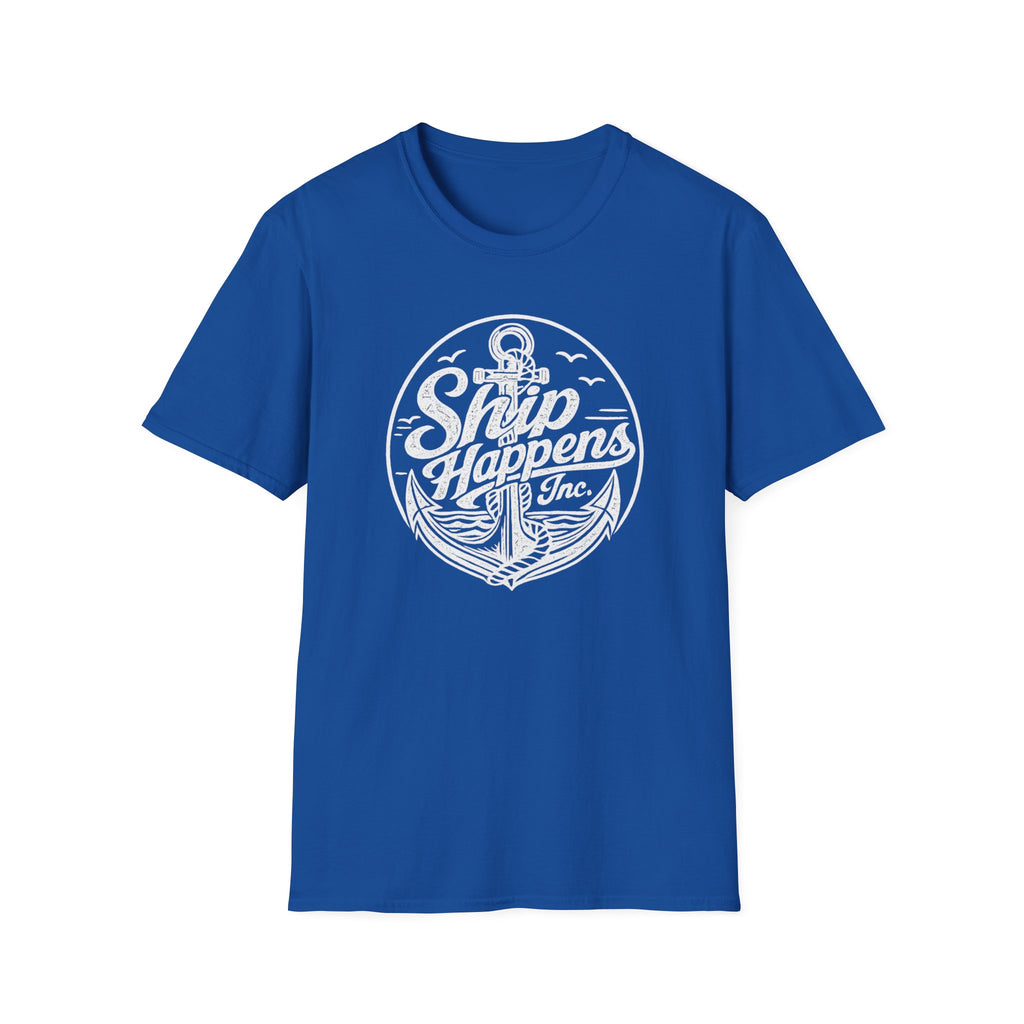 Ship Happens (White Print) T-Shirt